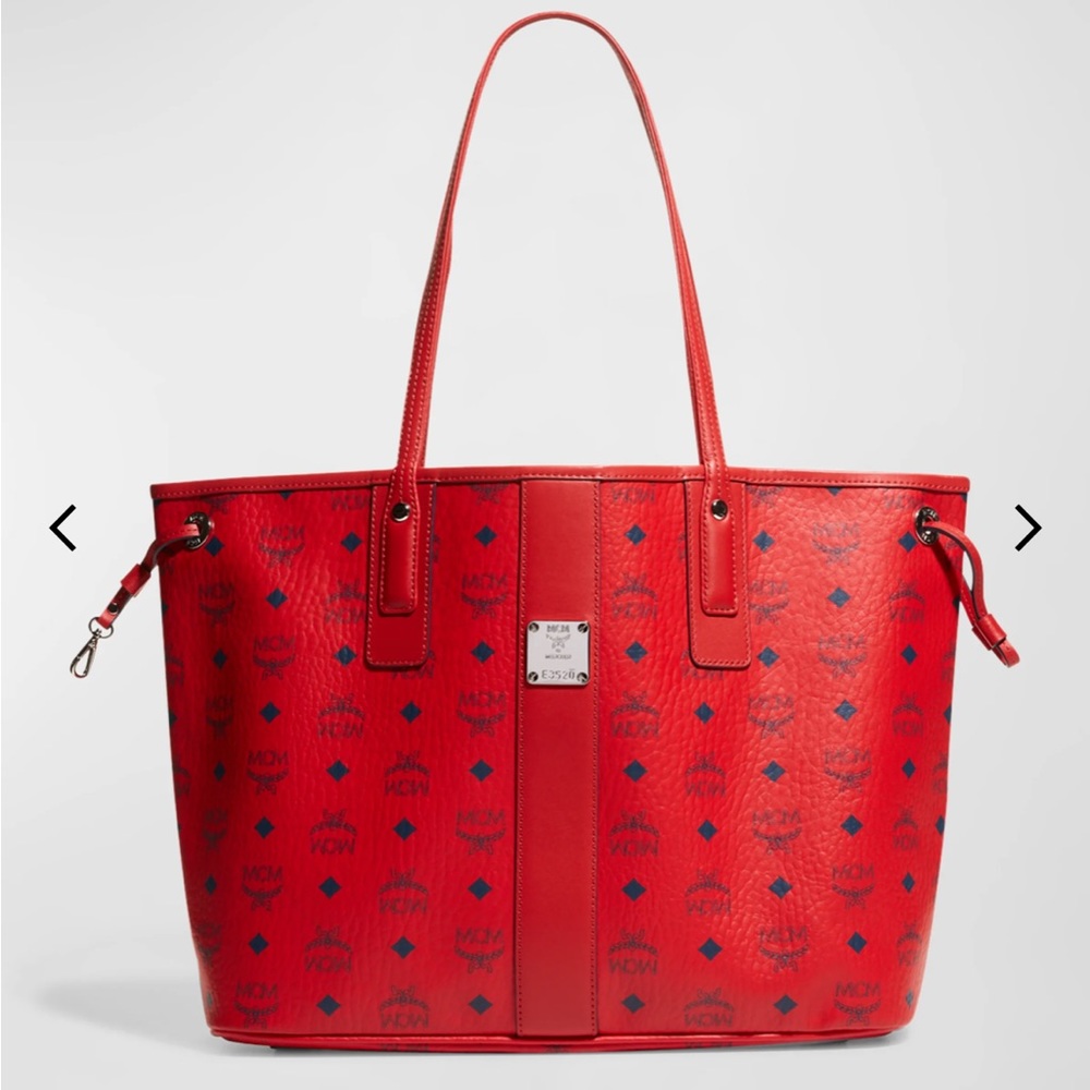 Worn Mcm Ali’s Reversible medium tote bag